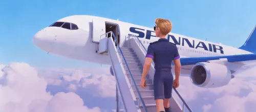 Spinnair Hostess